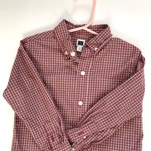 Janie and Jack plaid button down shirt 2t